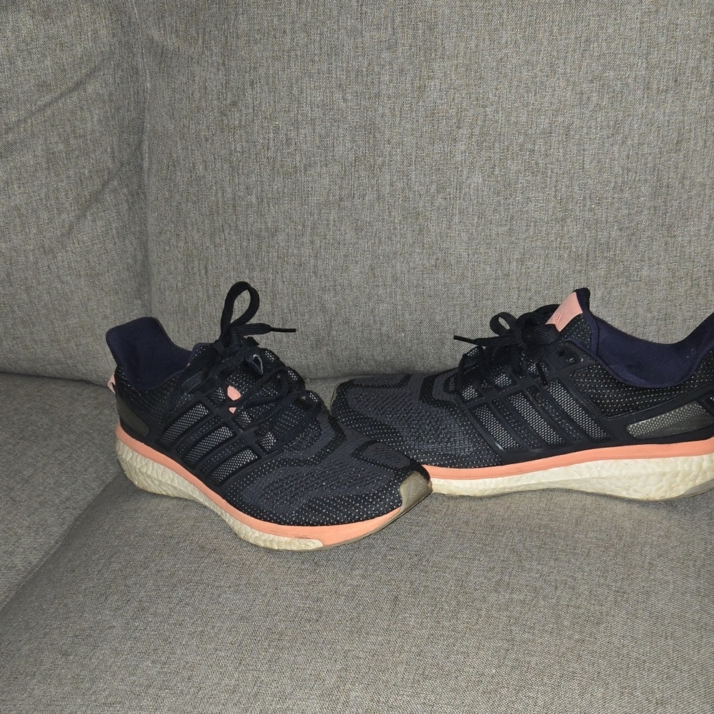 Adidas Stylish Black and Pink Women's Sneakers